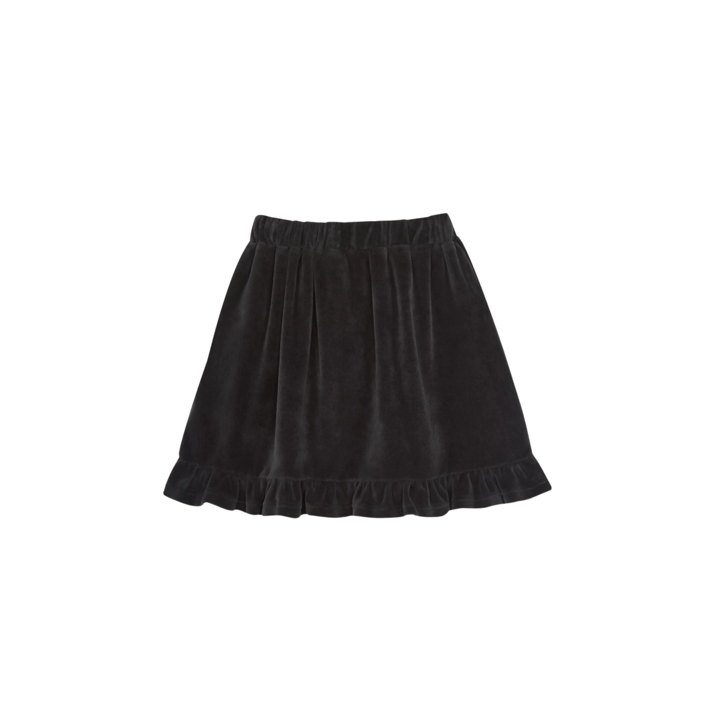 The Campamento Mid Grey Velour Skirt
