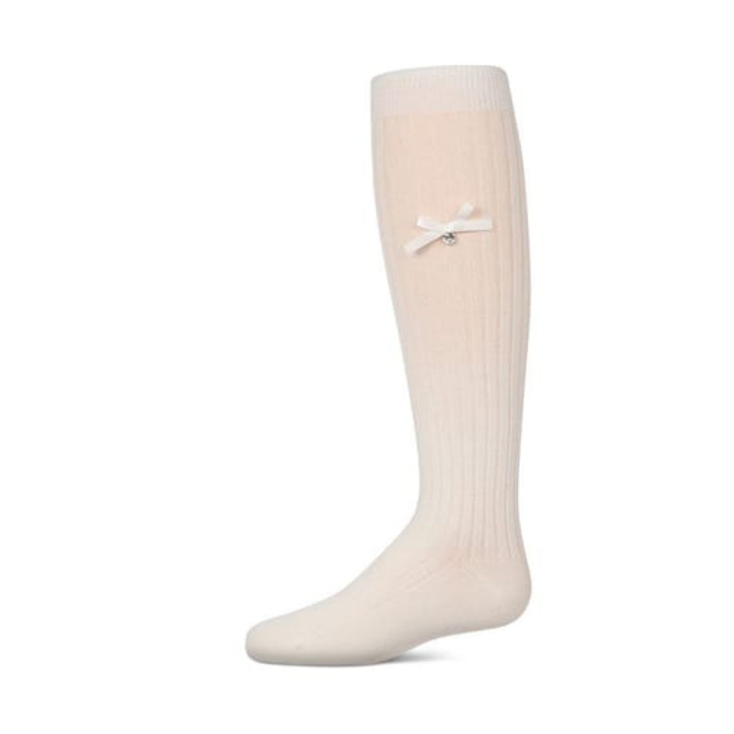 Memoi Fancy Logo Bow Knee High