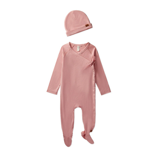 MiniMoi Solid Crossover Footie Set