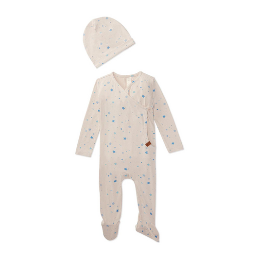 MiniMoi Ribbed Star Footie Set
