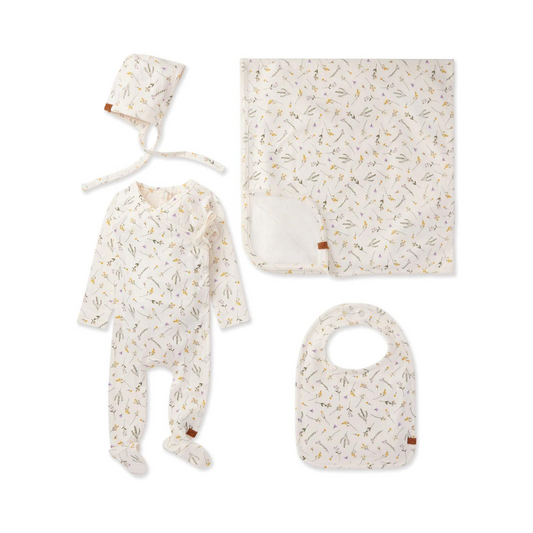 MiniMoi Lighthouse Pointelle Footie Set