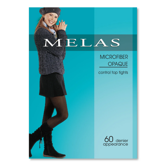 Melas Womens Melas Microfiber Opaque Control Top Tights