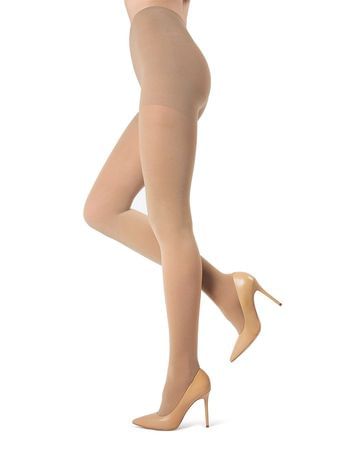 Melas Womens Melas Microfiber Opaque Control Top Tights