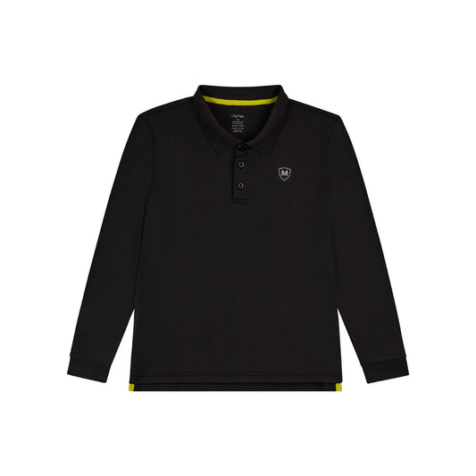Memoi Boys Long Sleeve Polo Shirt