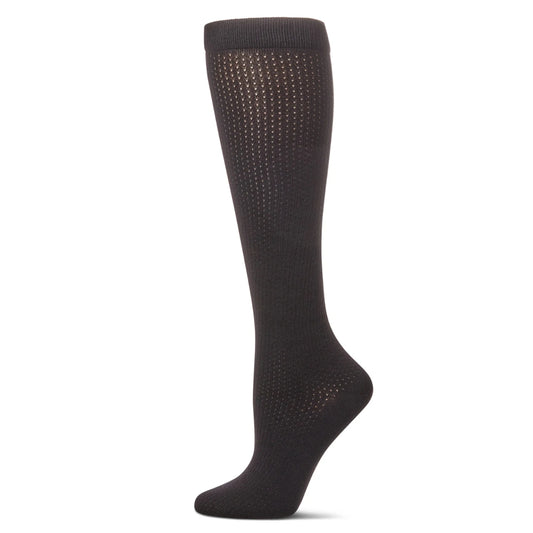 Memoi Girls Pointelle Dot Knee High Socks