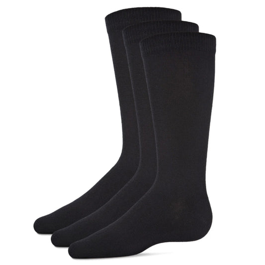 Memoi Boys 3 Pair Pack Flat Crew Socks