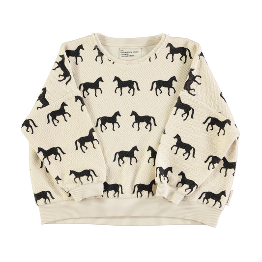 Piupiuchick Black Horses Sweatshirt