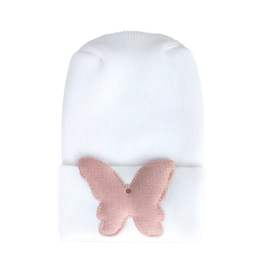 Adora Rose Hospital Hat - Linen Butterfly