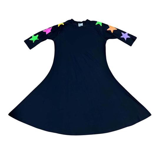 By The Wai Black Star Swimwear Dress