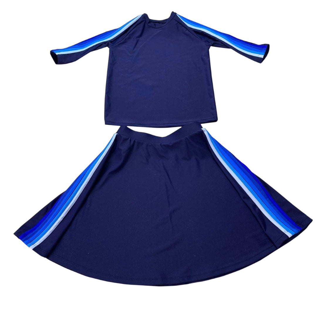 By The Wai Navy / Light Blue Aviator Swimwear Set