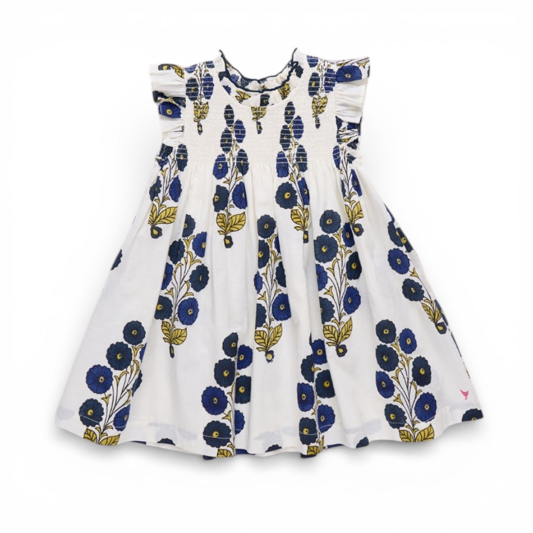Pink Chicken Navy Buttercup Stevie Sleeveless Dress