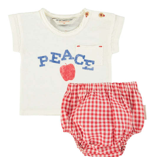 Piupiuchick Ecru Peace Bloomer Set