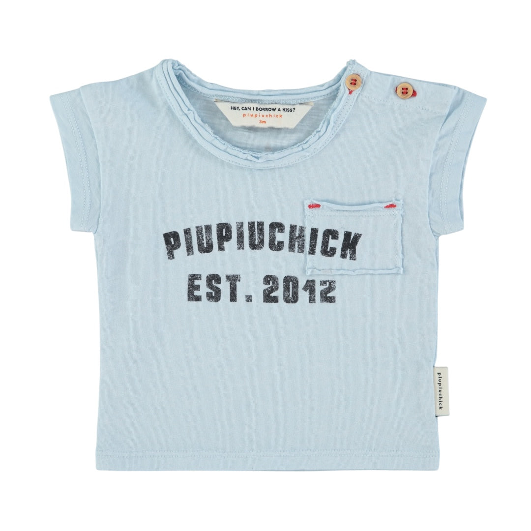 Piupiuchick Light Blue Short Sleeve Tee