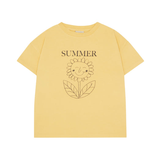 The Campamento Yellow Summer Oversized Short Sleeve Tee