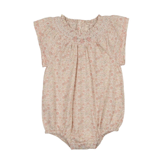 Analogie Bud Pink Sunny Blossom Flutter Romper