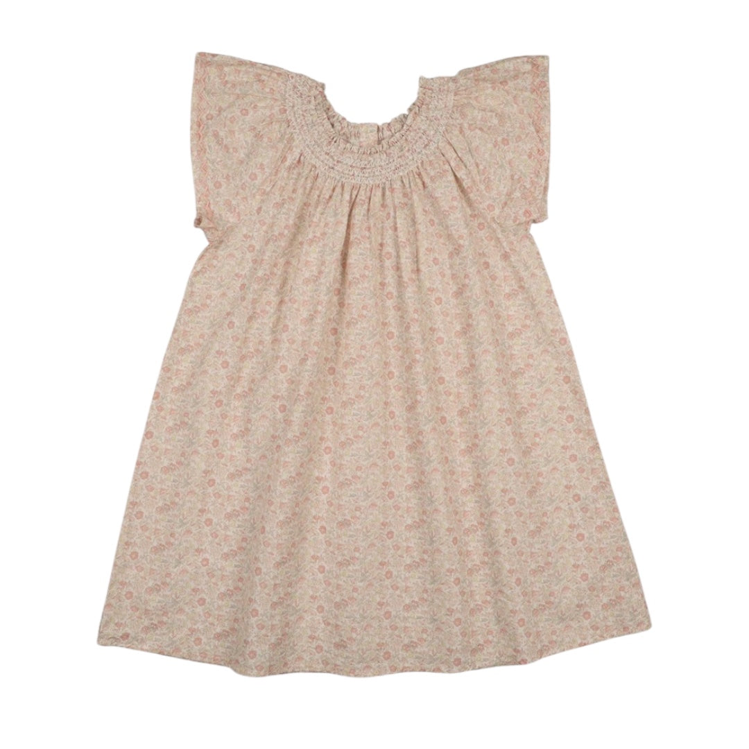 Analogie Bud Pink Sunny Blossoms Flutter Dress