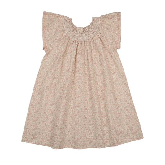 Analogie Bud Pink Sunny Blossoms Flutter Dress