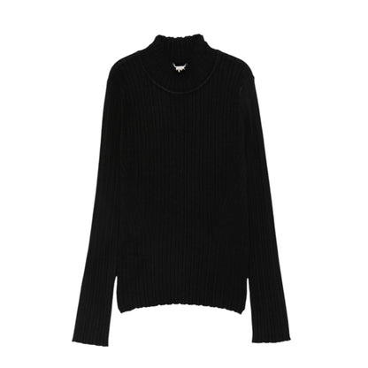 Twinset Black Knit Long Sleeve Turtleneck