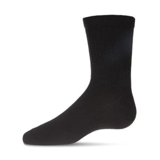 Memoi Boys 3 Pair Pack Ribbed Cotton Blend Crew Sport Socks