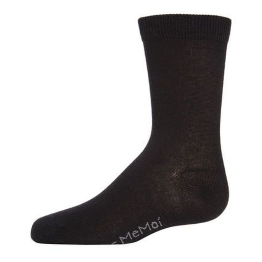 Memoi Kids Basic Cotton Blend Crew Socks - Mk-5104