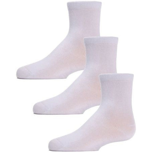 Memoi Unisex Cotton Blend Mid-Cut Socks 3-Pack