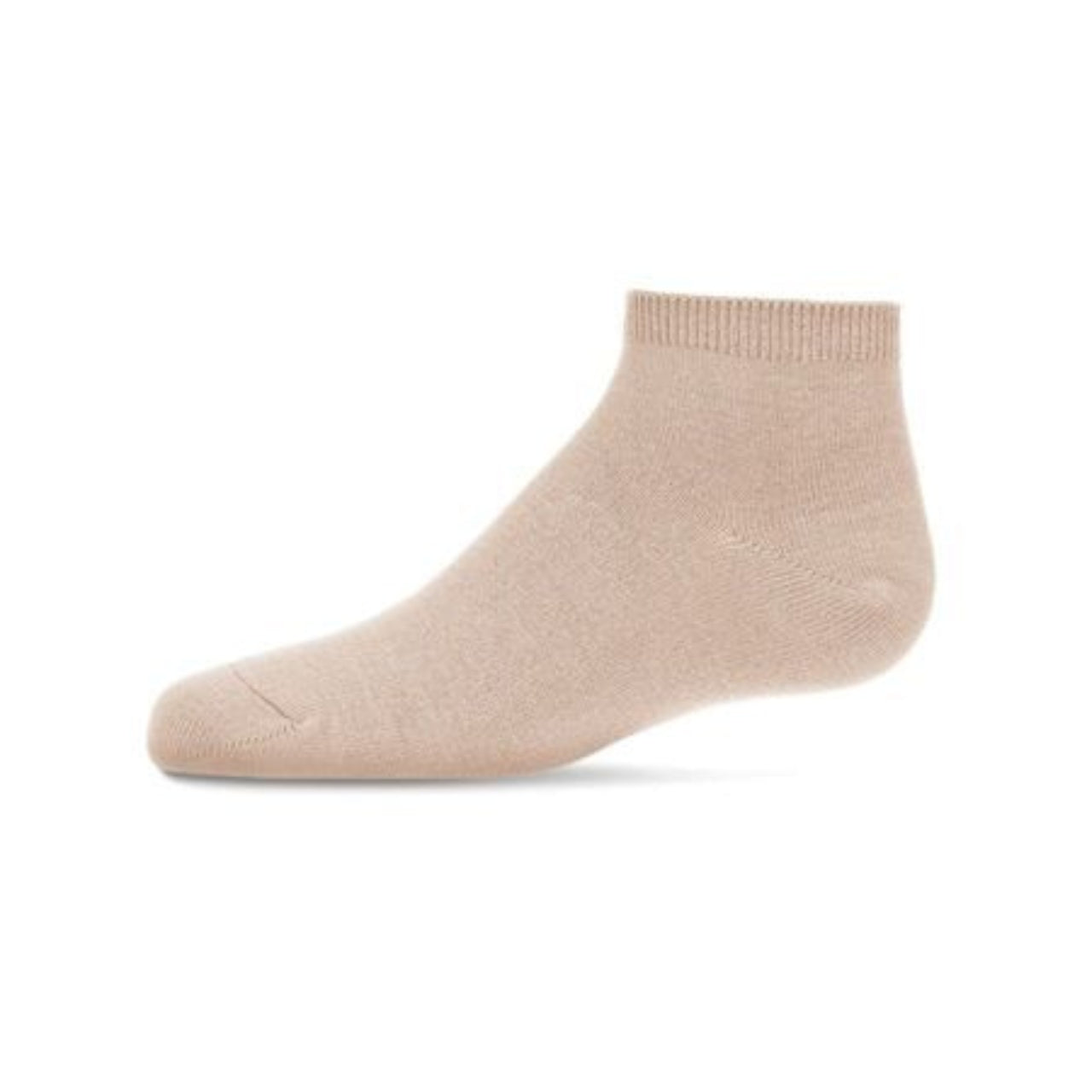 Memoi Kids Basic Soft Rayon from Bamboo Anklet Socks Latte