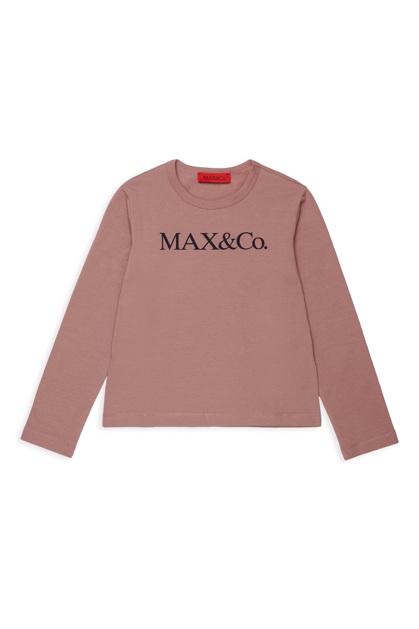 Max & Co Mauve Logo Long Sleeve Tee