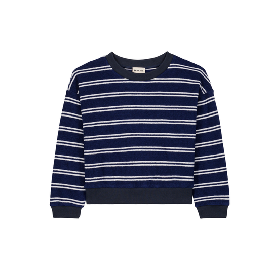 We Are Kids Navy Nat Stripes Long Sleeve Sweatshirt