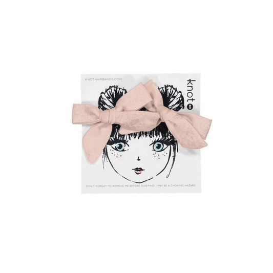 Knot Blush Bloom Bow Set