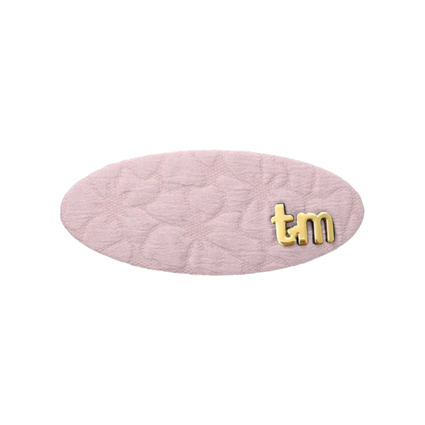 Tis Me Pink Floral Quilted Collection Barrette Clip
