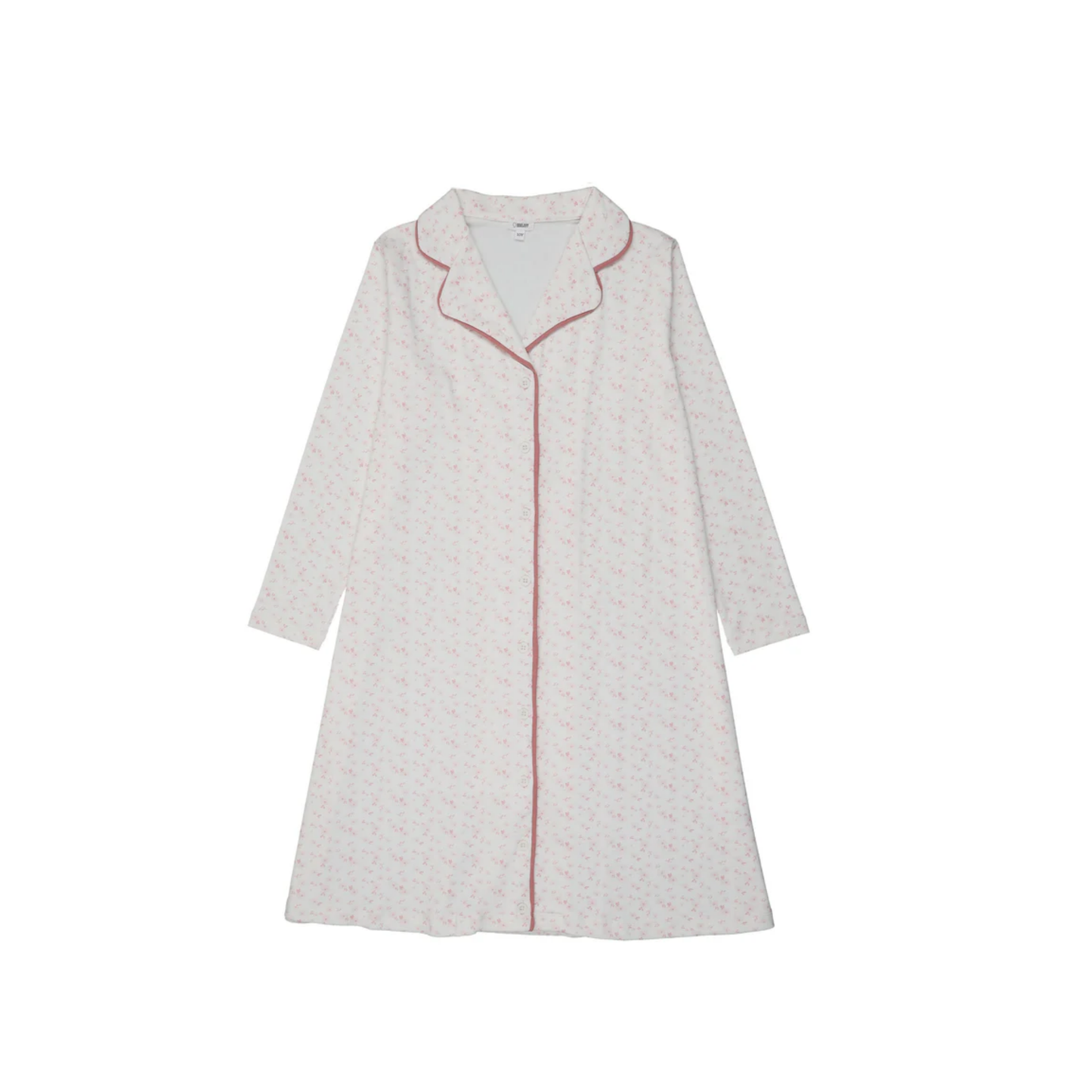 Bonjoy Floral Grandpa Piping Nightgown