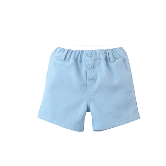 Gingersnaps Blue Baby Dewey Garterized Shorts