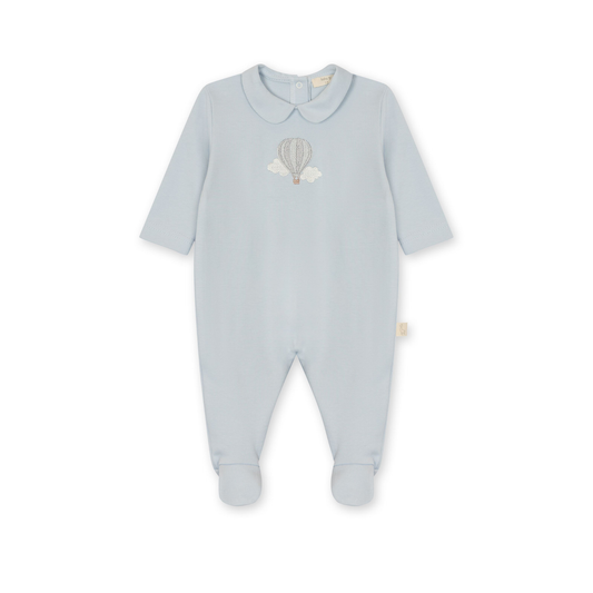 Baby Gi Pastel Blue Big Balloon Design Footie
