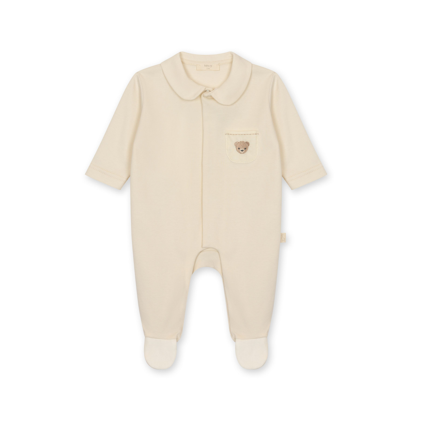 Baby Gi Beige Teddy Pocket Footie