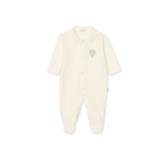 Baby Gi Ivory Balloon Design Footie