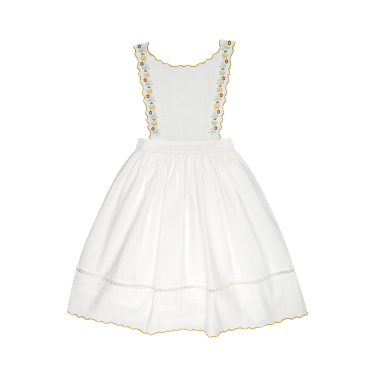 The Little Poets Ecru Teresa Dress