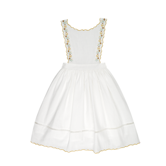The Little Poets Ecru Teresa Dress
