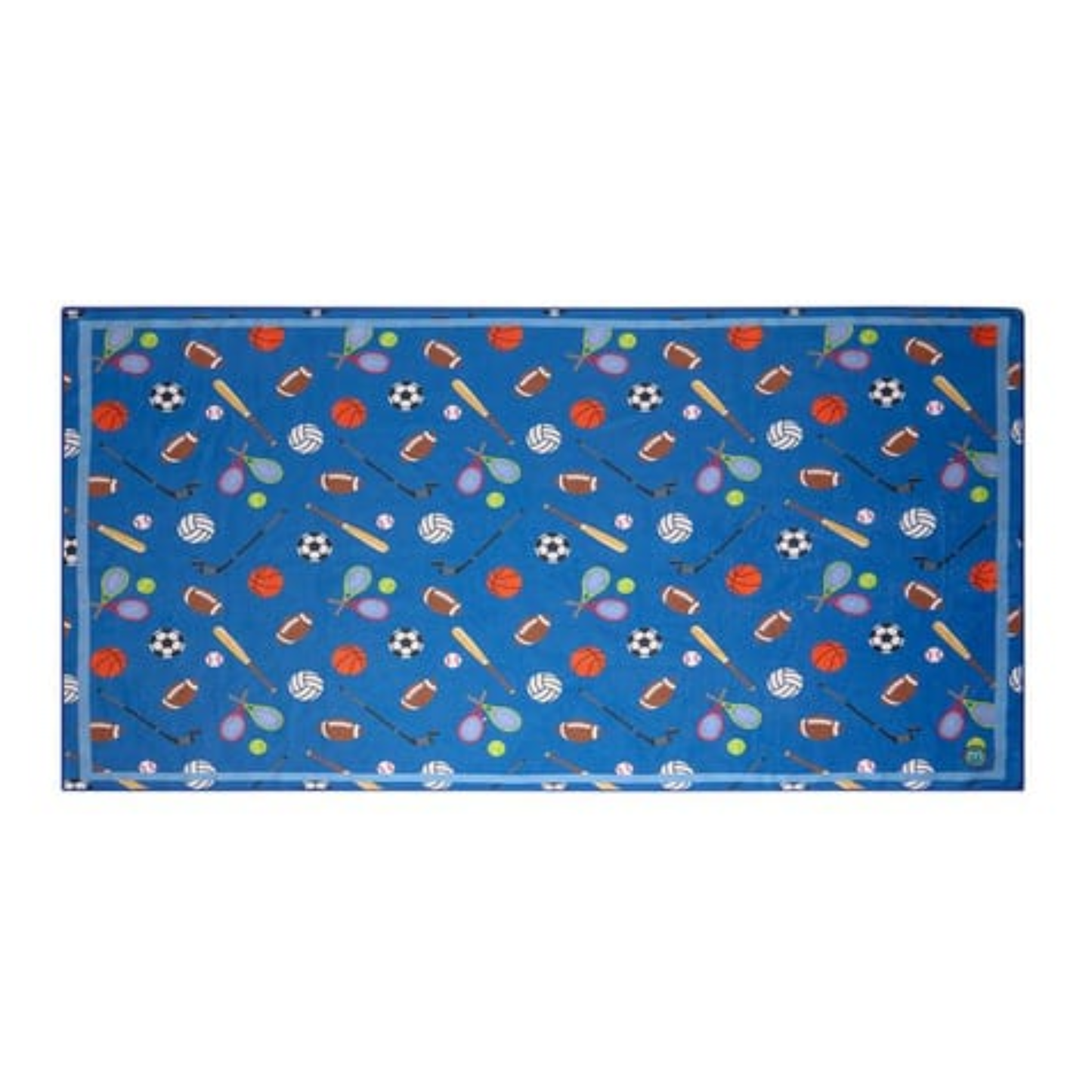 Memoi Blue All Over Sports Beach Towel
