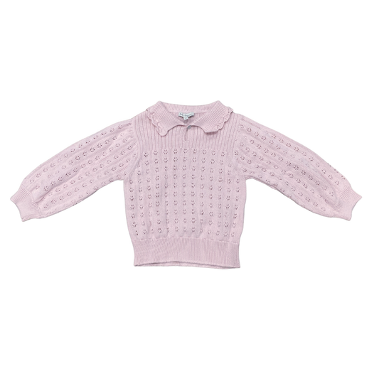Bebe Organic Blossom Knit Summer Sweater