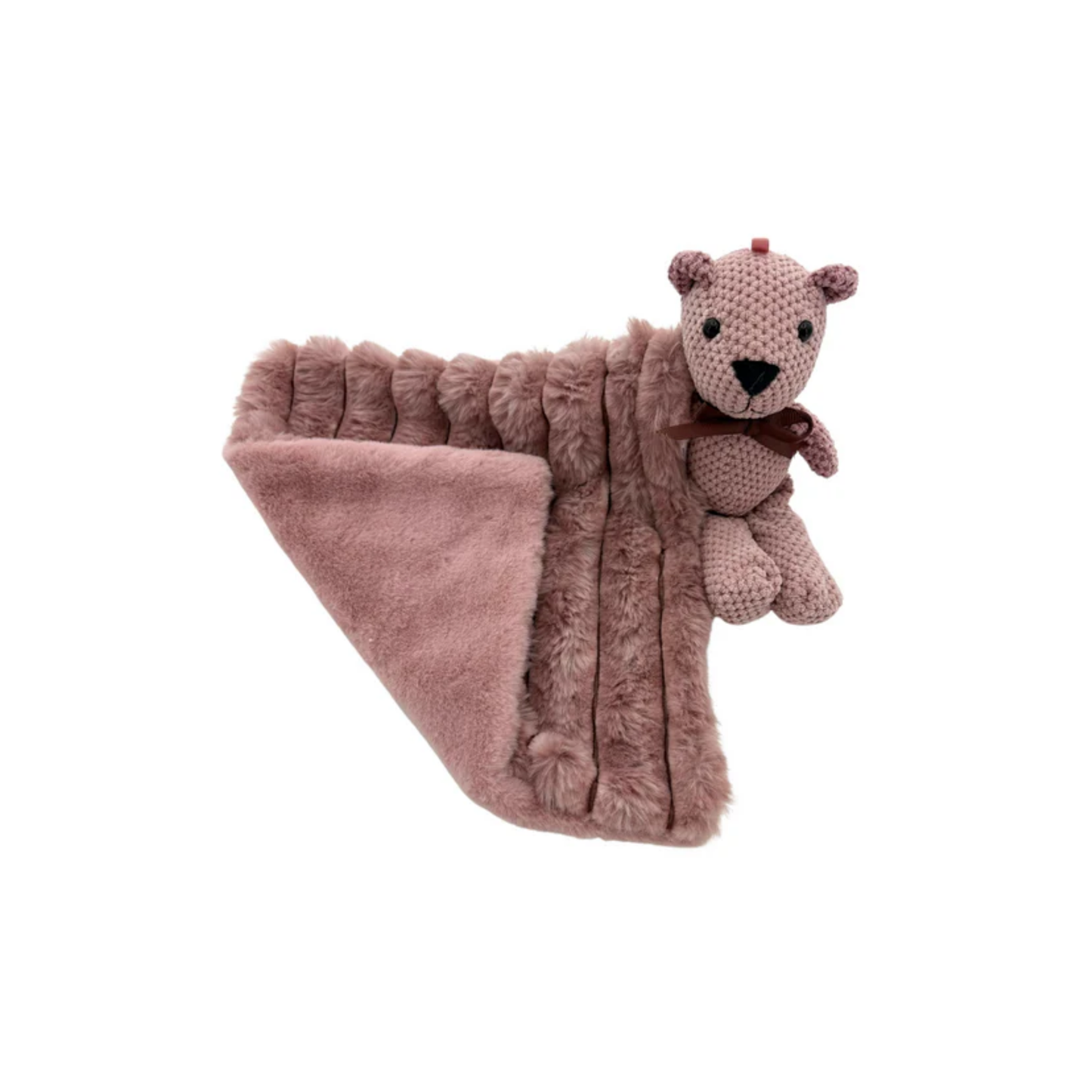 Tiny Cuddlez Bubble Velour Teddy Blankie
