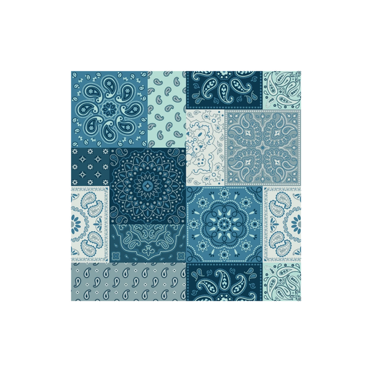 Nicsessories Coastal Paisley Headscarf