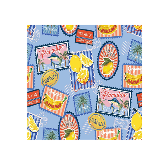 Nicsessories Citrus Stamp Bandana