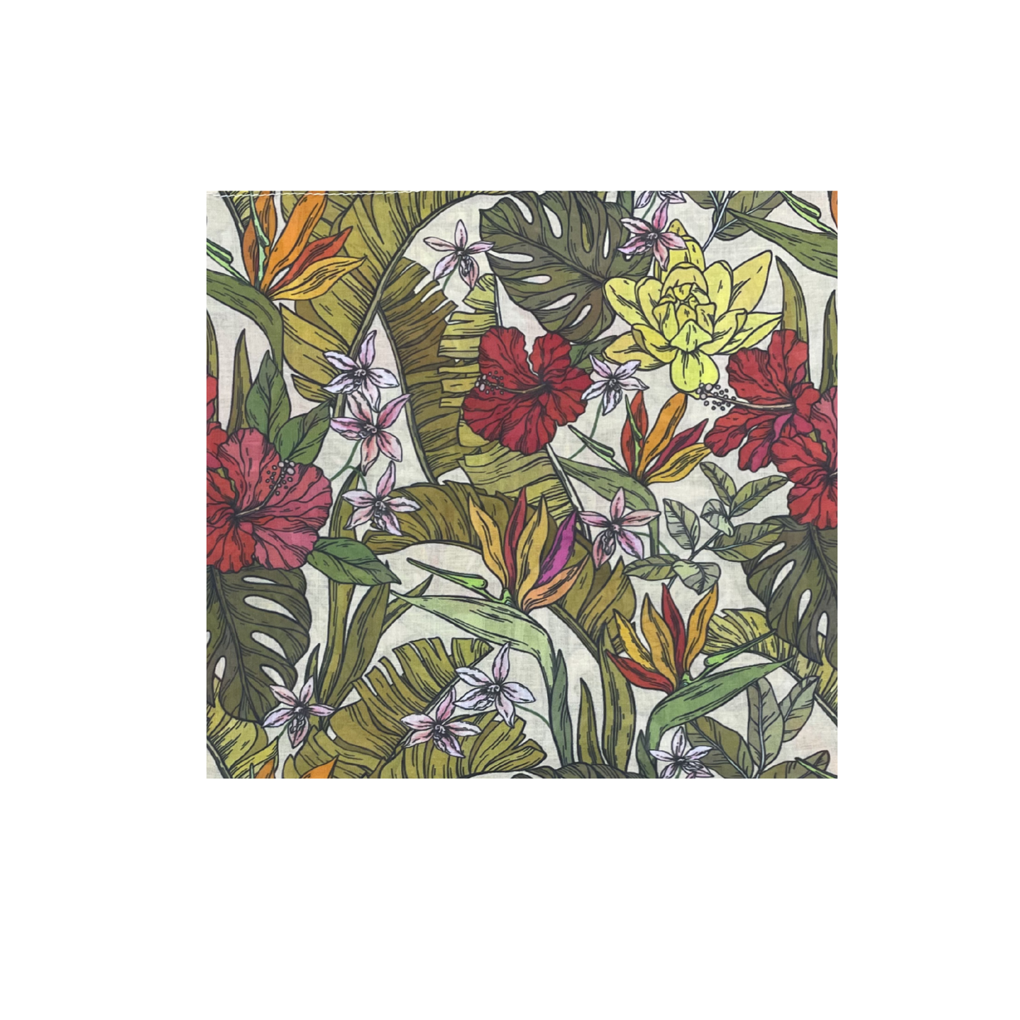 Nicsessories Olive Palm Bandana