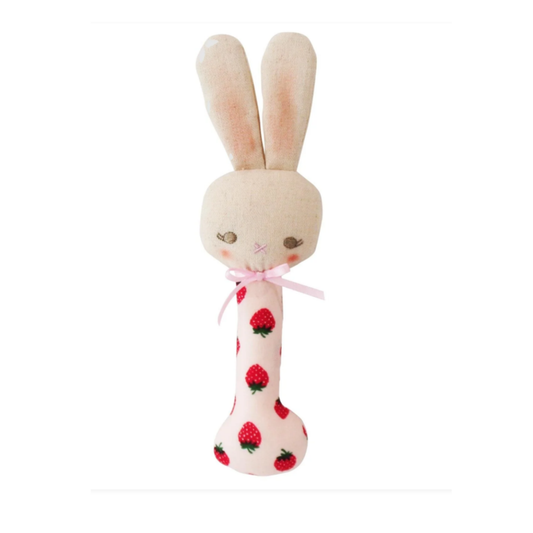 Alimrose Baby Bunny Stick Rattle