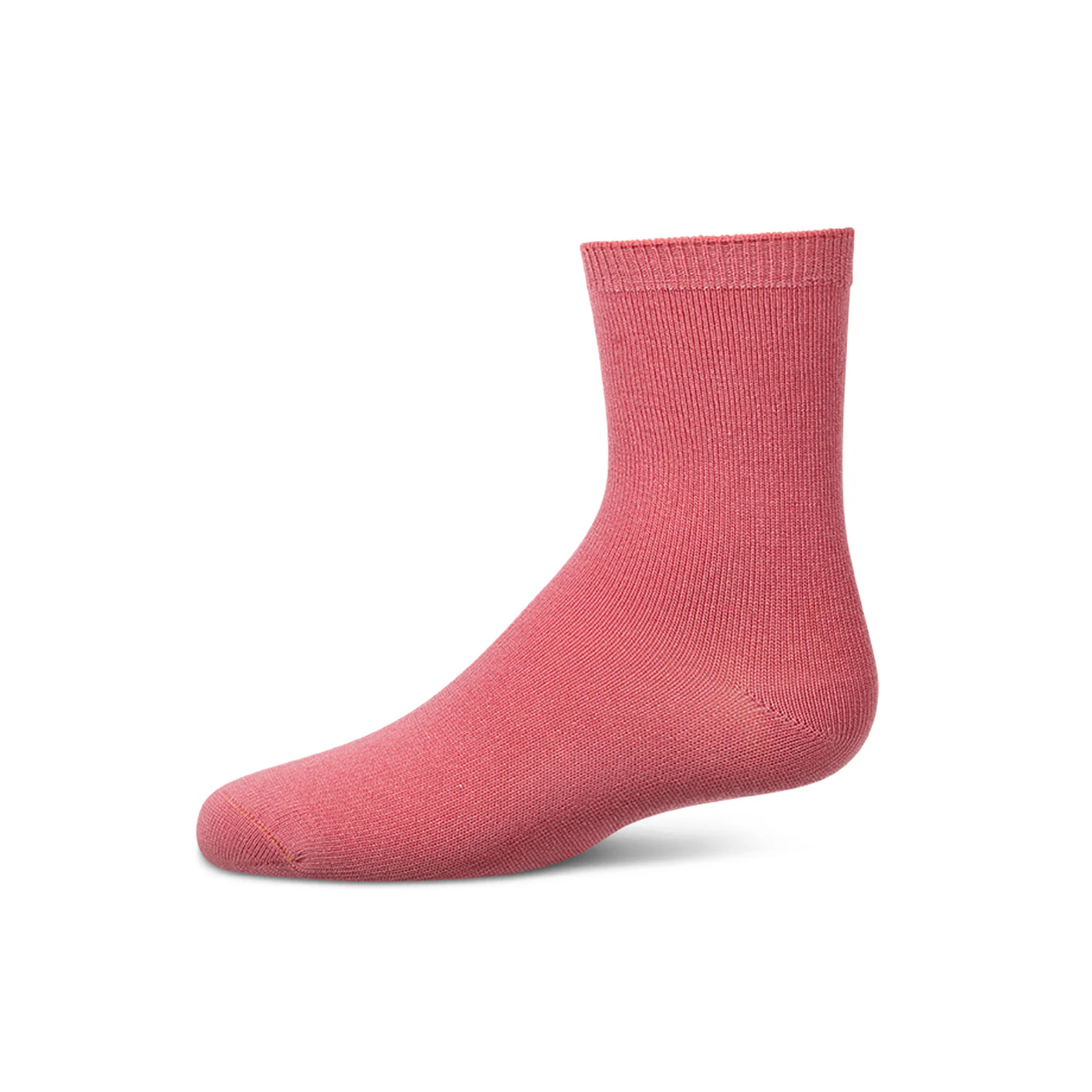 Memoi Coral Toddlers and Kids Basic Soft Rayon from Bamboo Crew Socks