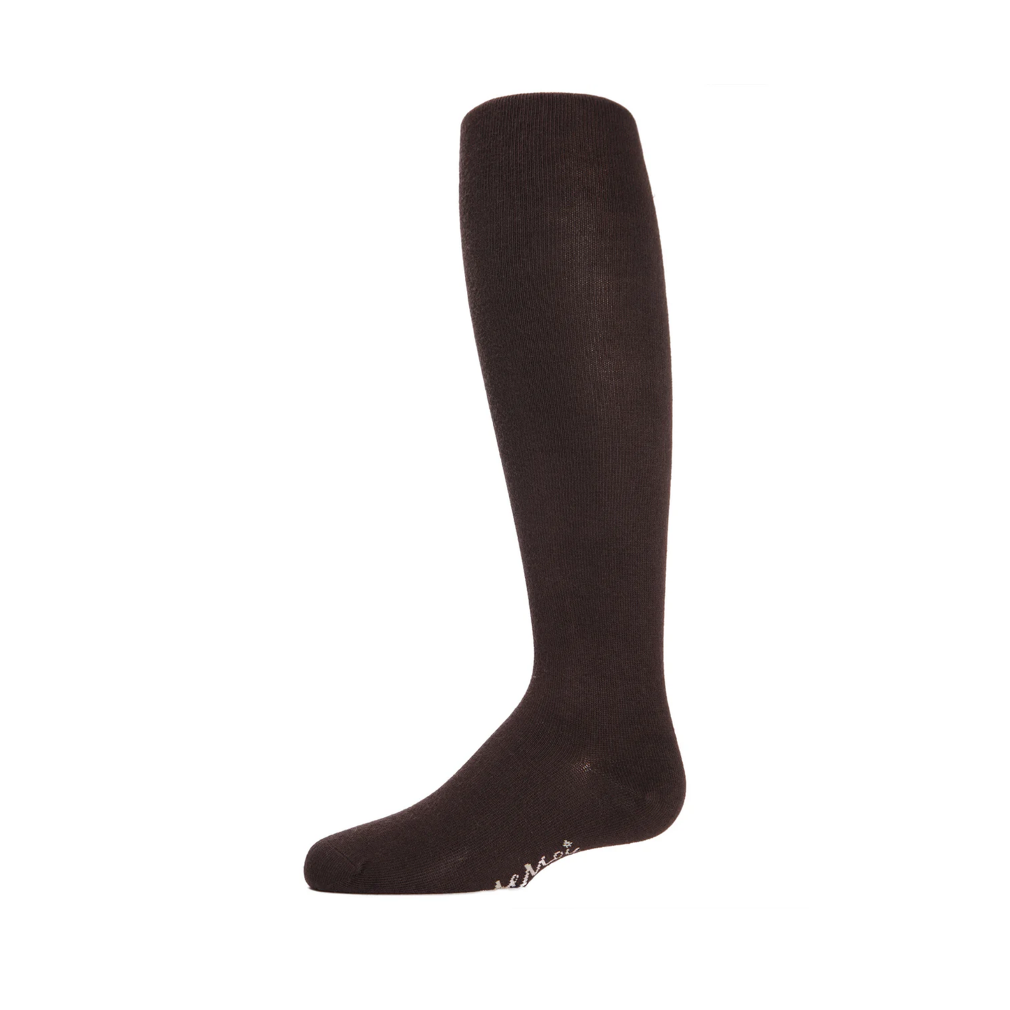 Memoi Brown Girls Soft Pima Cotton Opaque Tights