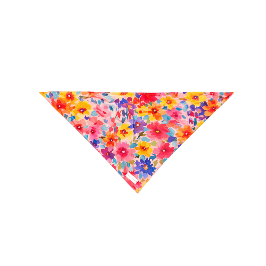 TIE UR KNOT Flower Hour Silk Headscarf