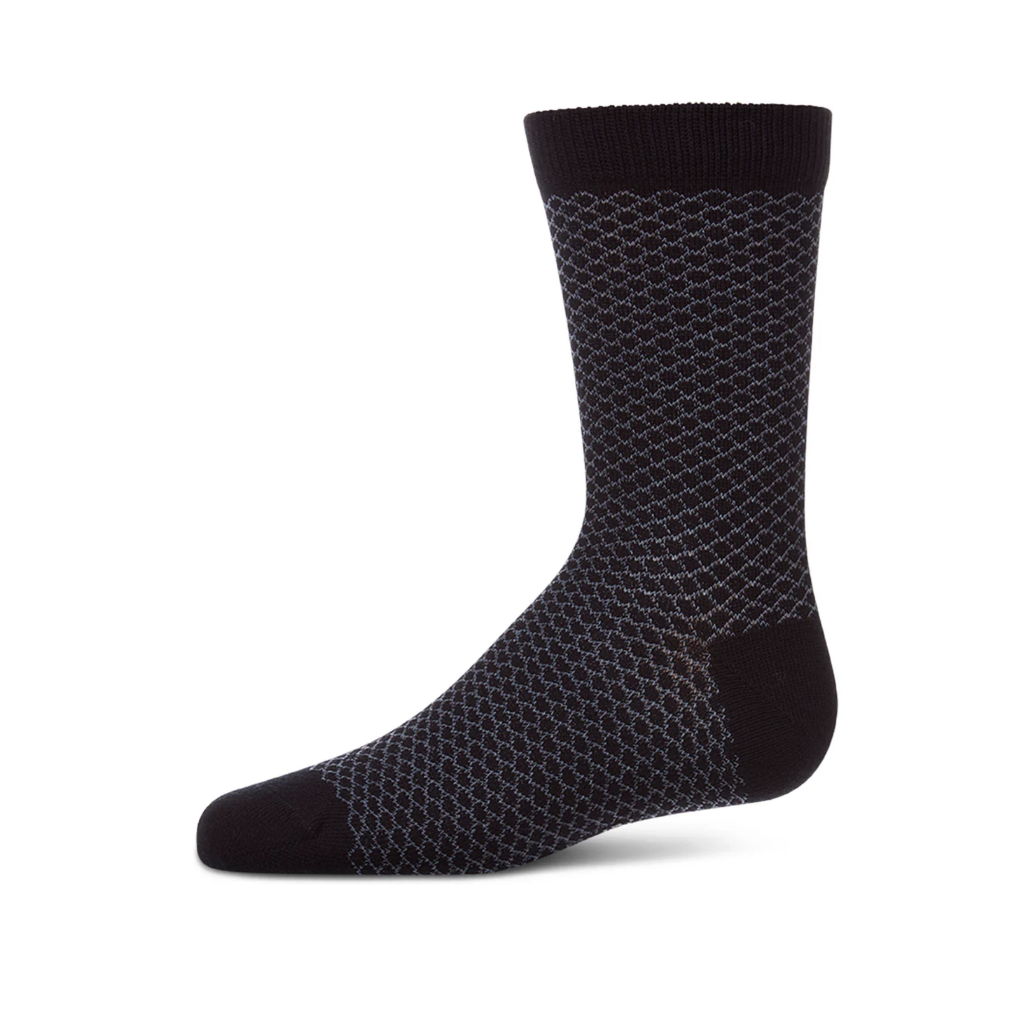 Memoi Navy Geo Boys Sock