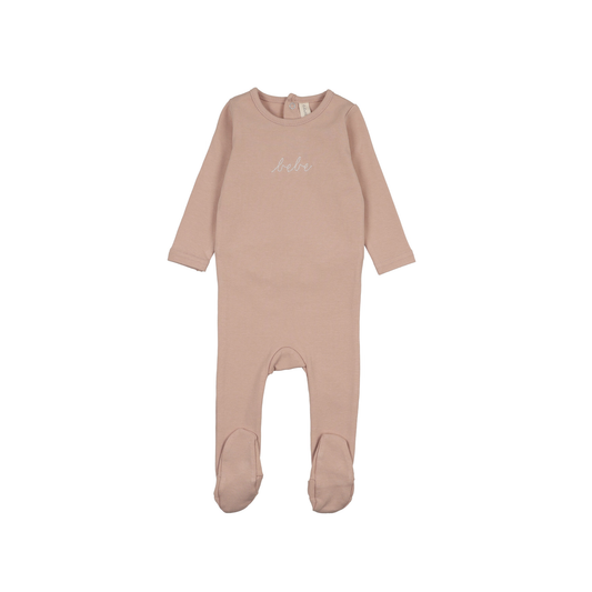 Lilette Dusty Pink Take Me Home Bebe Footie