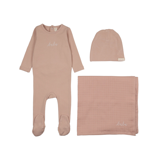 Lilette Dusty Pink Take Me Home Bebe Layette Set